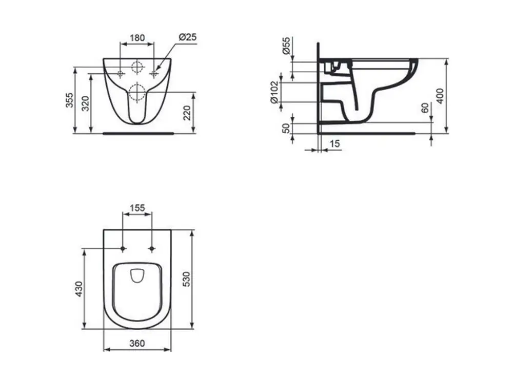 IS-Wand-T-WC-Eurovit-Plus-o-Spuelrand-360x530x350mm-Weiss-T041501 gallery number 3